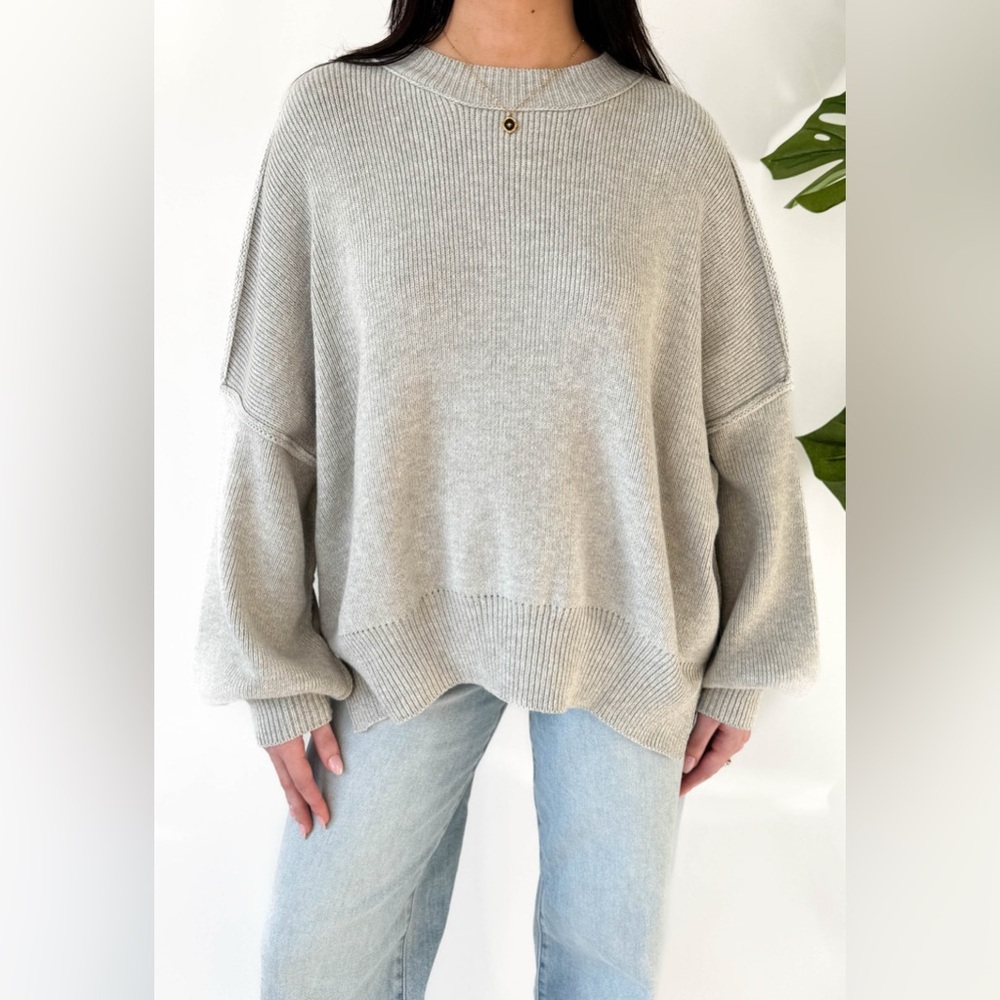 Grey Bandit sweater 
Martha sweater in grey